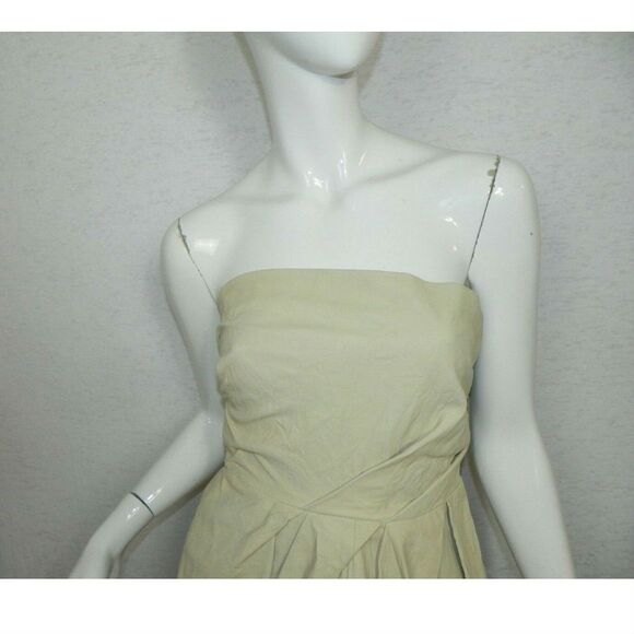 Grai Leather Dress Beige Nude Size Small - Picture 3 of 8